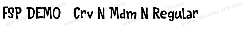 FSP DEMO   Crv N Mdm N Regular字体转换